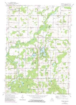 Barnes Lake USGS topographic map 43083b3