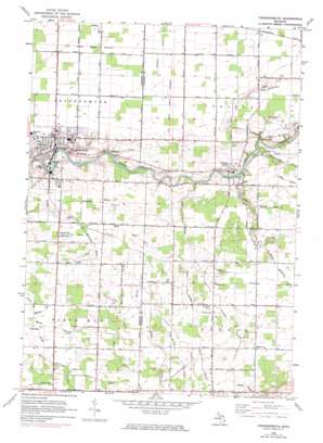 Frankenmuth topo map
