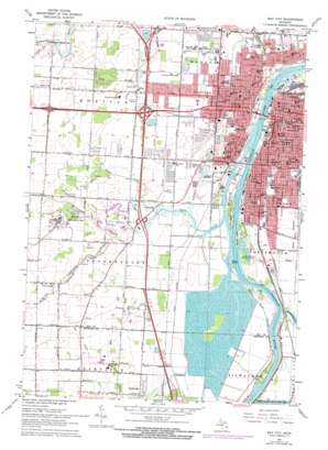 Bay City USGS topographic map 43083e8