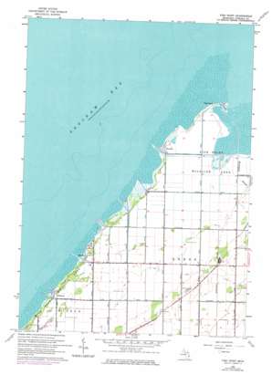 Fish Point USGS topographic map 43083f5