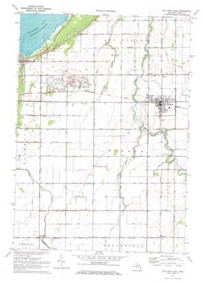 Bay Port East topo map