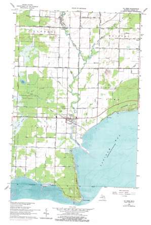 Au Gres OE S USGS topographic map 43083h6