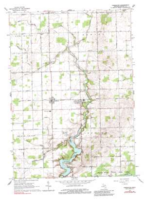 Perrinton USGS topographic map 43084b6