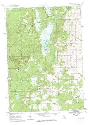 Bentley USGS topographic map 43084h2