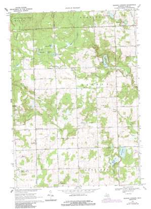 Browns Corners USGS topographic map 43084h6
