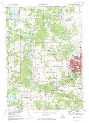 Greenville West topo map