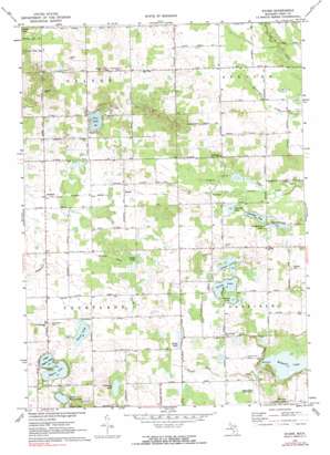 Evans USGS topographic map 43085b4