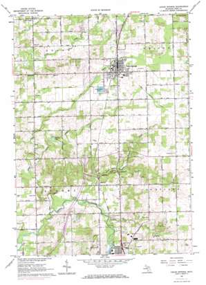 Cedar Springs USGS topographic map 43085b5