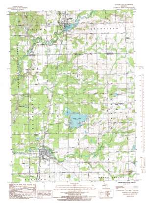 Howard City USGS topographic map 43085d4