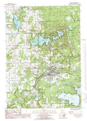 Newaygo USGS topographic map 43085d7