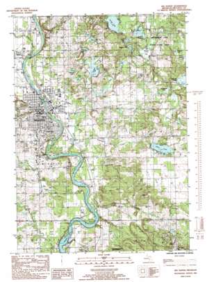 Big Rapids USGS topographic map 43085f4