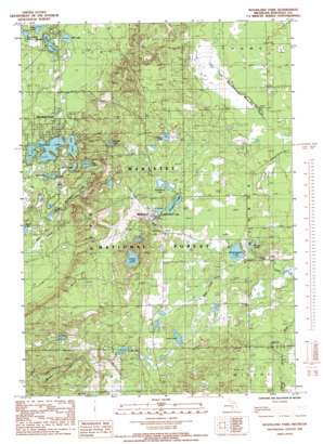 Woodland Park USGS topographic map 43085f7