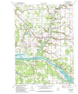 Nunica USGS topographic map 43086a1