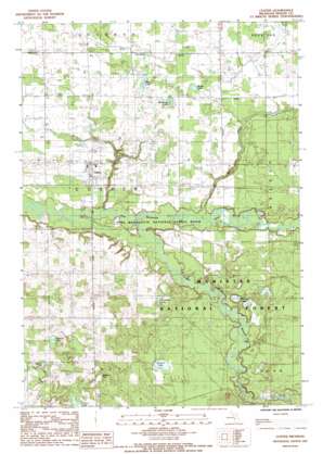 Custer USGS topographic map 43086h2