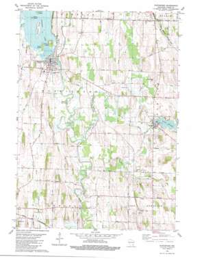 Hustisford USGS topographic map 43088c5