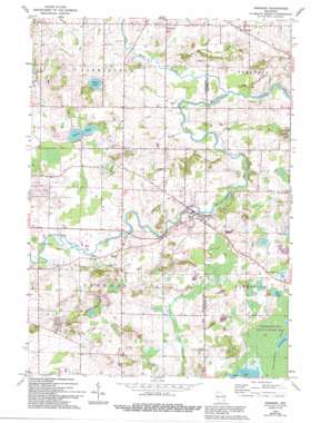 Newburg USGS topographic map 43088d1