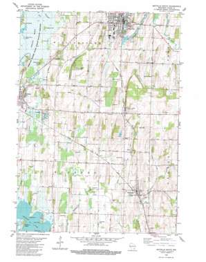Mayville South topo map