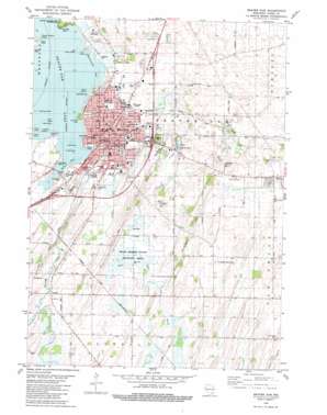 Beaver Dam USGS topographic map 43088d7