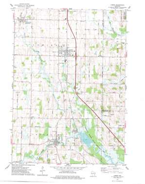 Lomira USGS topographic map 43088e4