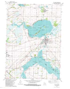 Fox Lake topo map