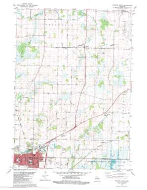 Waupun North USGS topographic map 43088f6