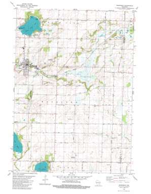 Markesan USGS topographic map 43088f8