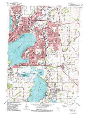 Madison East USGS topographic map 43089a3