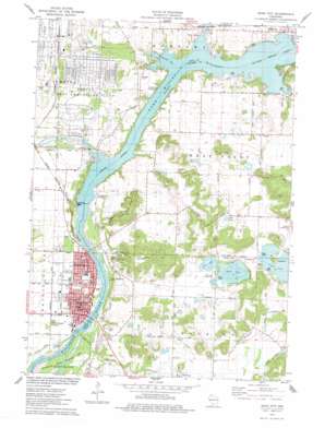 Sauk City USGS topographic map 43089c6