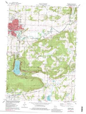 Baraboo USGS topographic map 43089d6
