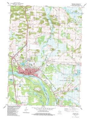 Portage USGS topographic map 43089e4