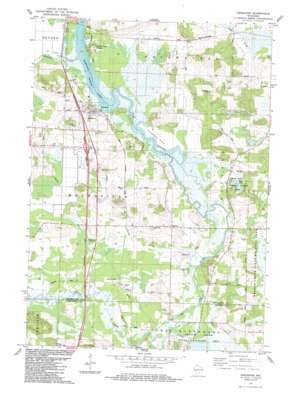 Endeavor USGS topographic map 43089f4