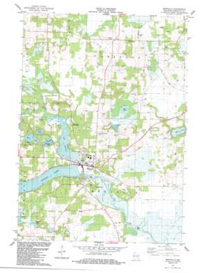Montello USGS topographic map 43089g3
