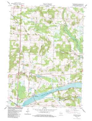 Packwaukee USGS topographic map 43089g4