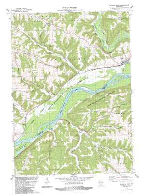 Wauzeka West USGS topographic map 43090a8