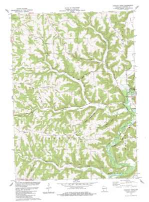 Crowley Ridge USGS topographic map 43090b8