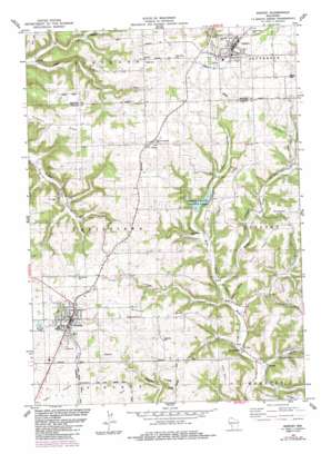Westby topo map