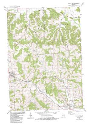 Kendall East topo map