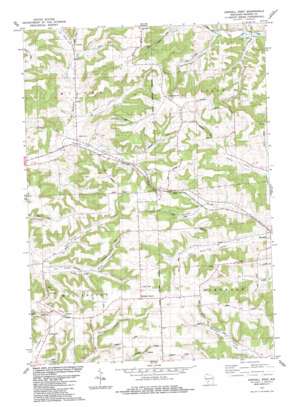 Kendall West topo map