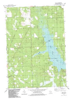 Kelly USGS topographic map 43090h1
