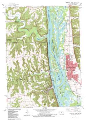 Prairie du Chien USGS topographic map 43091a2