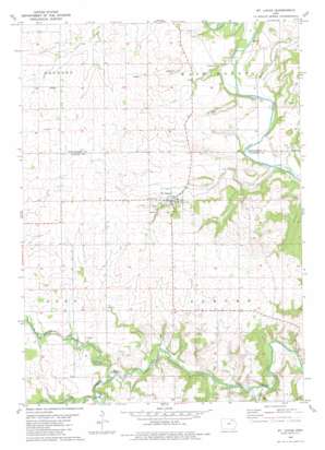 Saint Lucas USGS topographic map 43091a8
