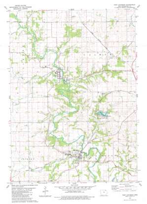 Fort Atkinson USGS topographic map 43091b8