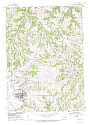 Waukon USGS topographic map 43091c4
