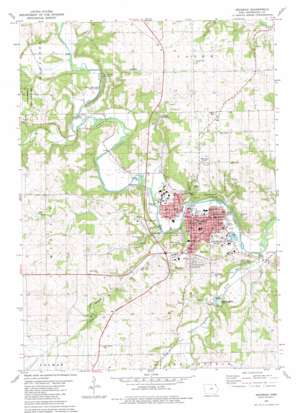 Decorah USGS topographic map 43091c7
