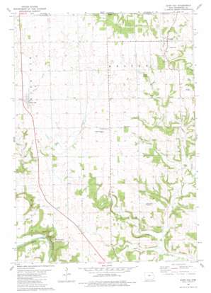 Burr Oak topo map