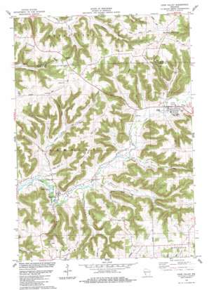 Coon Valley USGS topographic map 43091f1