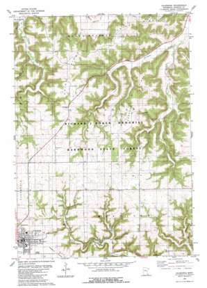 Caledonia USGS topographic map 43091f4