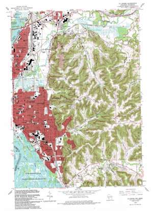 La Crosse USGS topographic map 43091g2