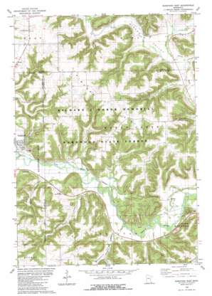 Rushford East USGS topographic map 43091g6