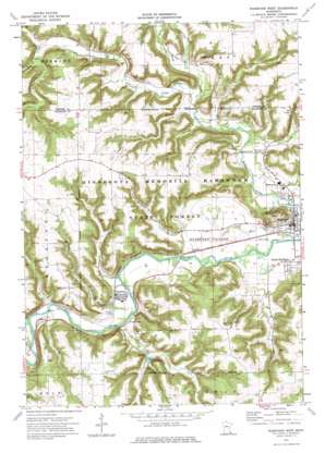 Rushford West USGS topographic map 43091g7